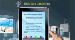 Desktop Screenshot of hightechgenesis.com